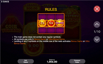 Coin Volcano regole 1